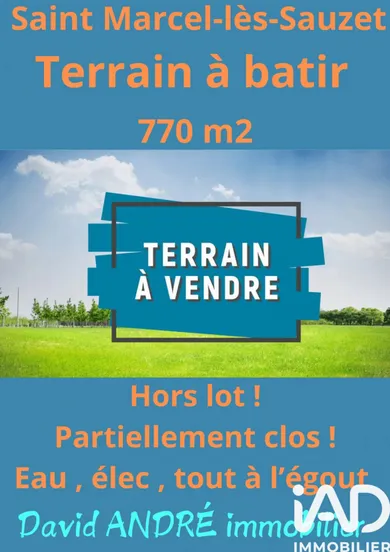Building plot in Saint-Marcel-lès-Sauzet (26740)