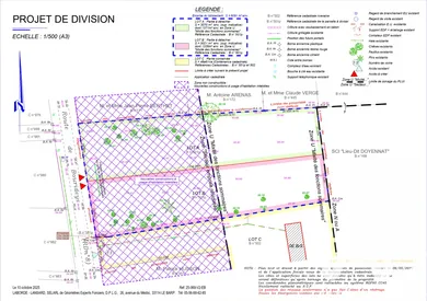 Building plot in Villandraut (33730)