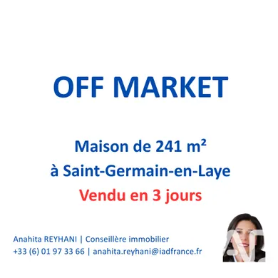 Maison à Saint-Germain-en-Laye (78100)