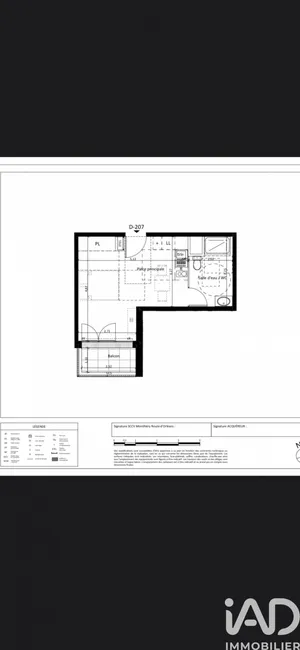 Studio à Montlhéry (91310)