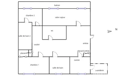 Appartement à Tours (37000)