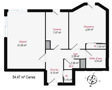 Appartement à Boulogne-Billancourt (92100)