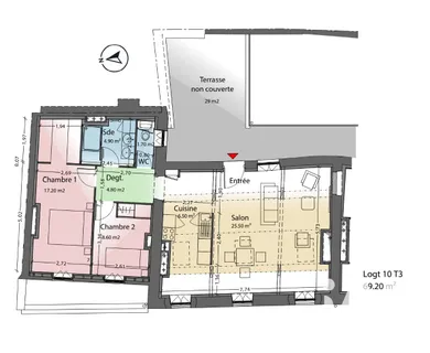Appartement à Clermont-Ferrand (63000)