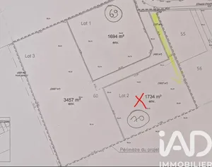 Terrain à bâtir à Vaudesincourt (51600)