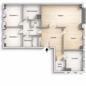 Apartment in Gennevilliers (92230)