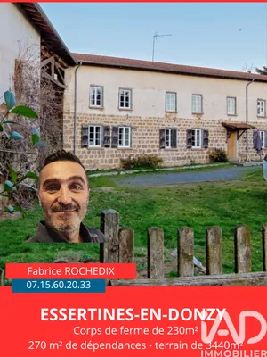 Maison de campagne à Essertines-en-Donzy (42360)