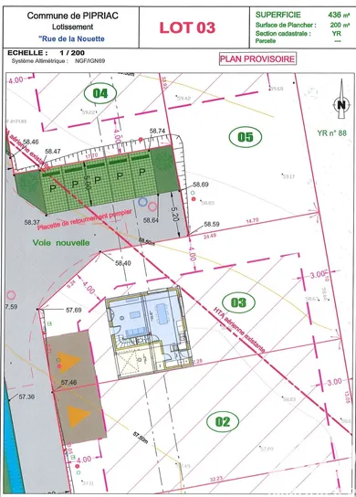 Building plot in Pipriac (35550)