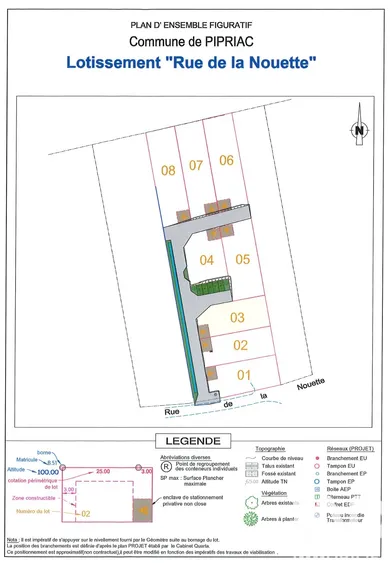 Building plot in Pipriac (35550)