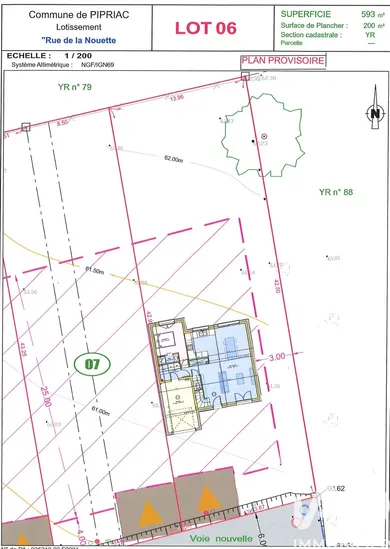 Building plot in Pipriac (35550)