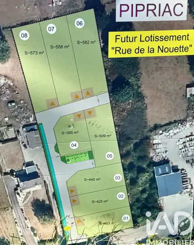 Building plot in Pipriac (35550)