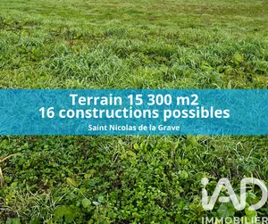 Terrain à bâtir à Saint-Nicolas-de-la-Grave (82210)