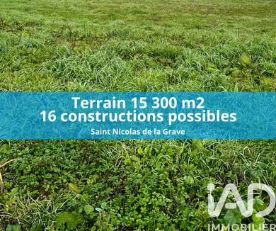 Terrain à bâtir à Saint-Nicolas-de-la-Grave (82210)