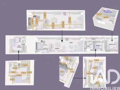 Péniche à Conflans-Sainte-Honorine (78700)