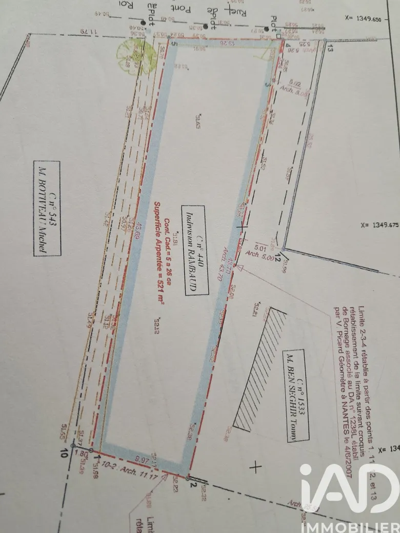 Terrain à Corcoué-sur-Logne (44650) · 57 500 €