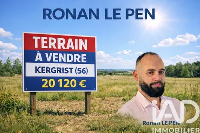 Terrain à bâtir à Kergrist (56300)