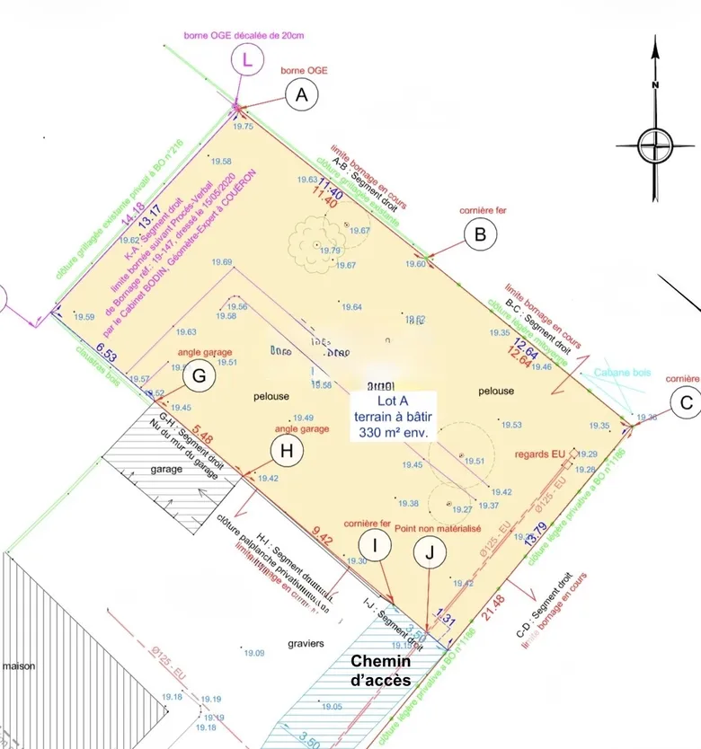 Terrain 330 m² · à Saint-Étienne-de-Montluc · 330 m² · 108 500 €