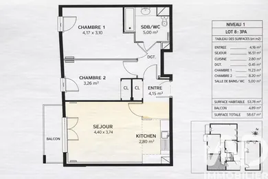 Apartment in Argenteuil (95100)