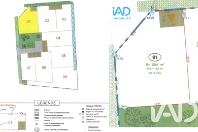Building plot in Sainte-Marie (35600)