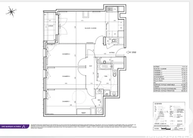 Apartment in ROMAINVILLE (93230)
