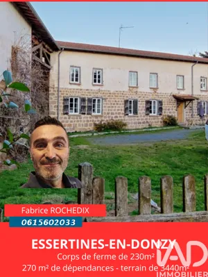 Maison de campagne à Essertines-en-Donzy (42360)