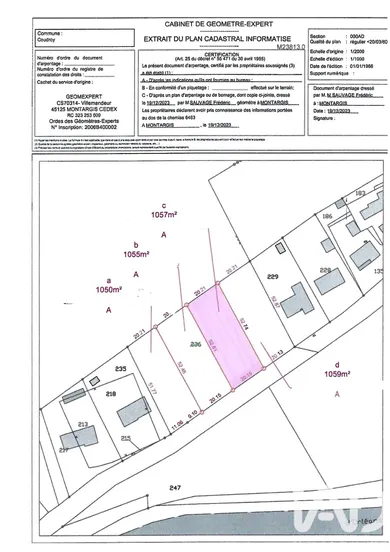 Building plot in Coudroy (45260)
