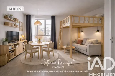 Studio à Les Mureaux (78130)