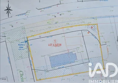 Building plot in Basse-Goulaine (44115)