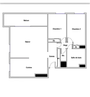 Apartment in Guyancourt (78280)