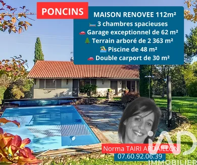 House in Poncins (42110)