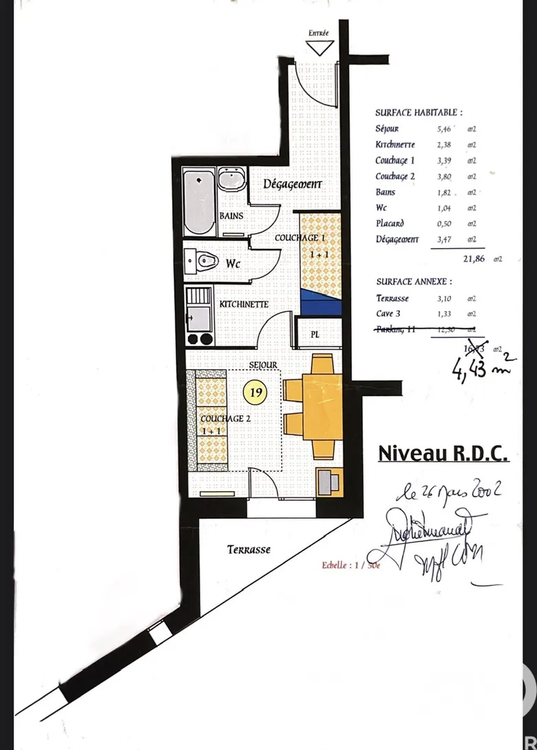 Appartement 1 pièce 21 m² · à Tignes · 21,4 m² · 250 000 €