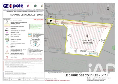 Terrain à bâtir à Toulouges (66350)