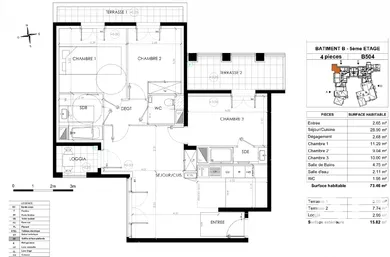 Apartment in Le Plessis-Robinson (92350)