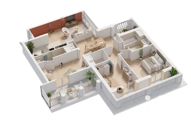 Apartment in Le Plessis-Robinson (92350)