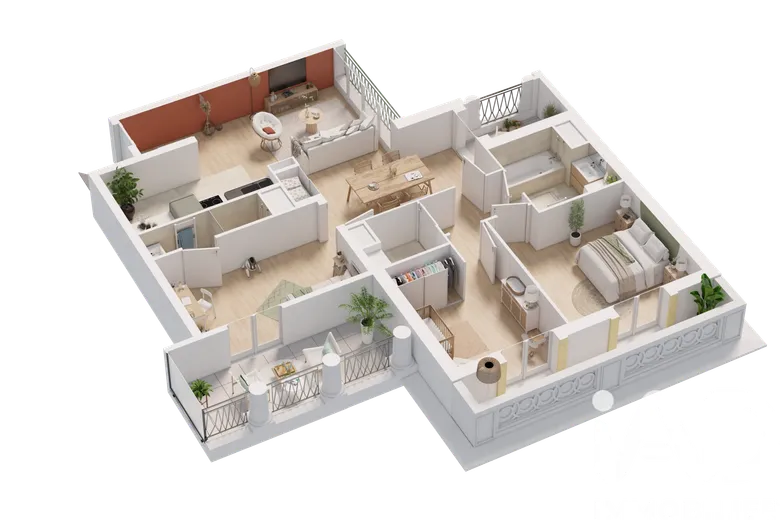 Appartement 4 pièces 73 m² · à Le Plessis-Robinson · 73,5 m² · 505 000 €