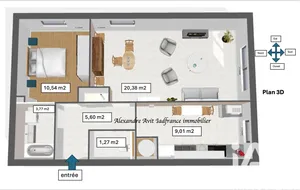 Appartement à Orvault (44700)