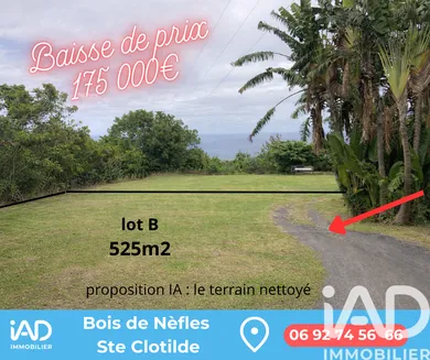 Terrain à bâtir à Saint-Denis (97490)