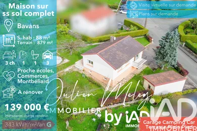 Maison à Bavans (25550)