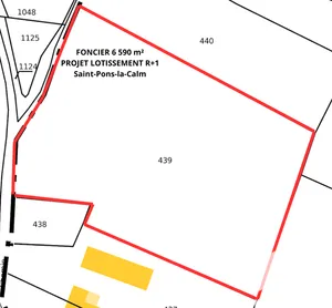 Building plot in Saint-Pons-la-Calm (30330)