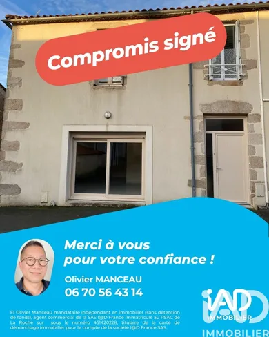 Maison à Rochetrejoux (85510)