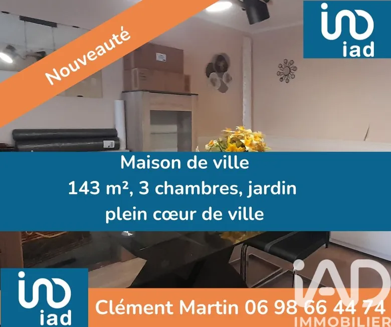 Maison 5 pièces 145 m² · à Déols · 145 m² · 116 500 €