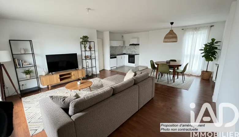 Appartement 4 pièces 74 m² · à Nantes · 74,1 m² · 163 000 €