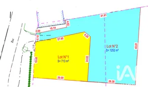 Terrain à bâtir à Marenla (62990)