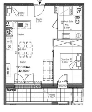 Apartment in  stella-plage (62780)