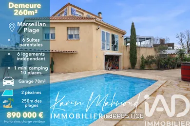 Demeure à Marseillan (34340)