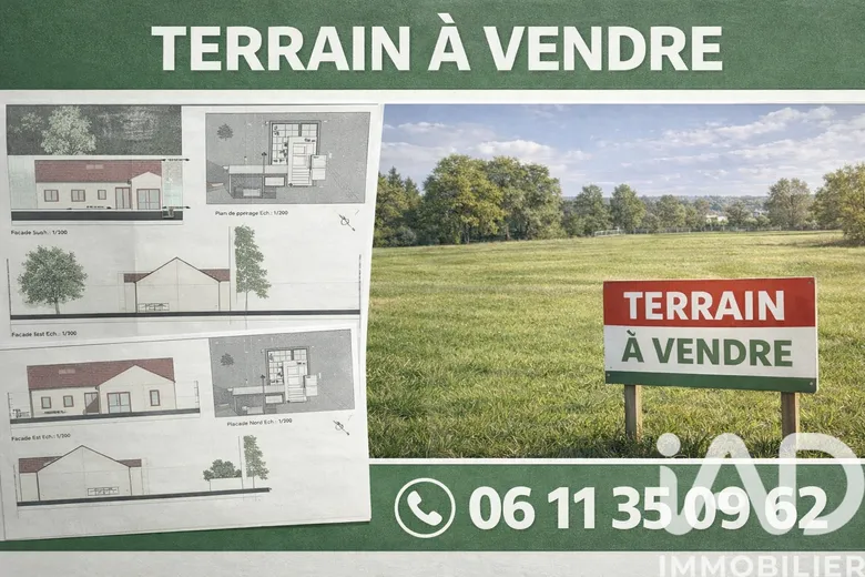 Terrain à bâtir à Pont-sur-Yonne (89140) · 78 000 €