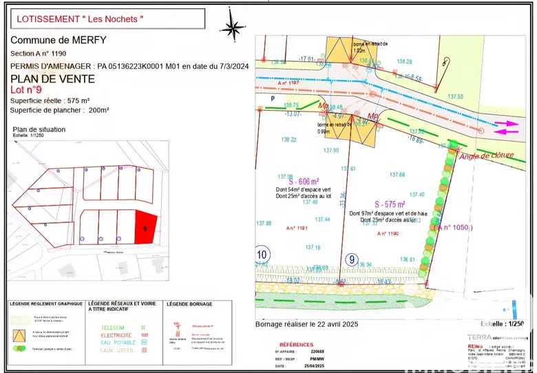 Terrain 573 m² · à Reims · 132 000 €
