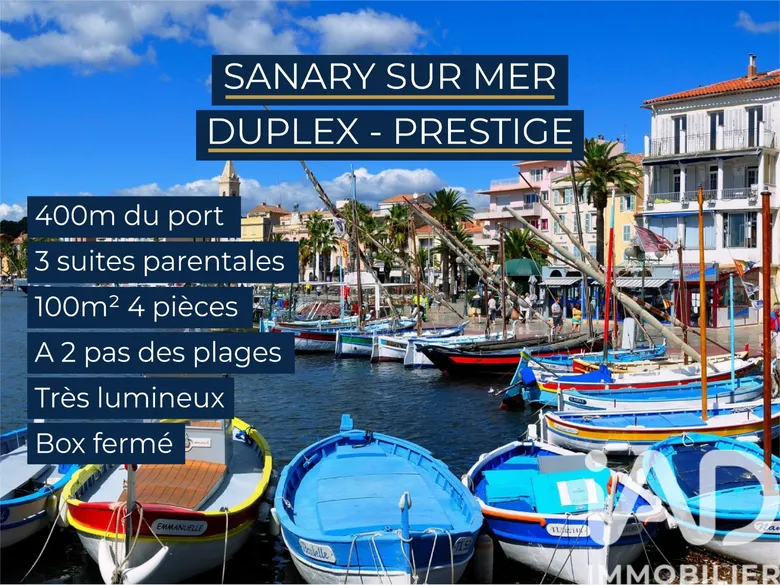 Appartement 4 pièces 100 m² · à Sanary-sur-Mer · 100 m² · 689 000 €