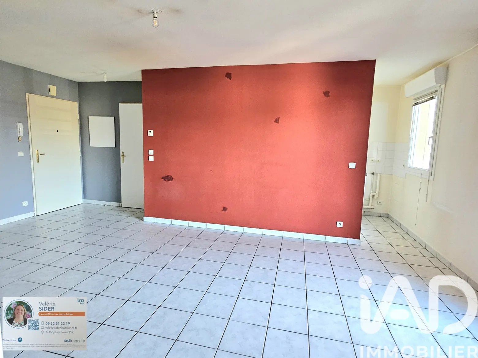 Vente appartement à Louvroil (59720) : appartement 3 pièces 55 m² — 2