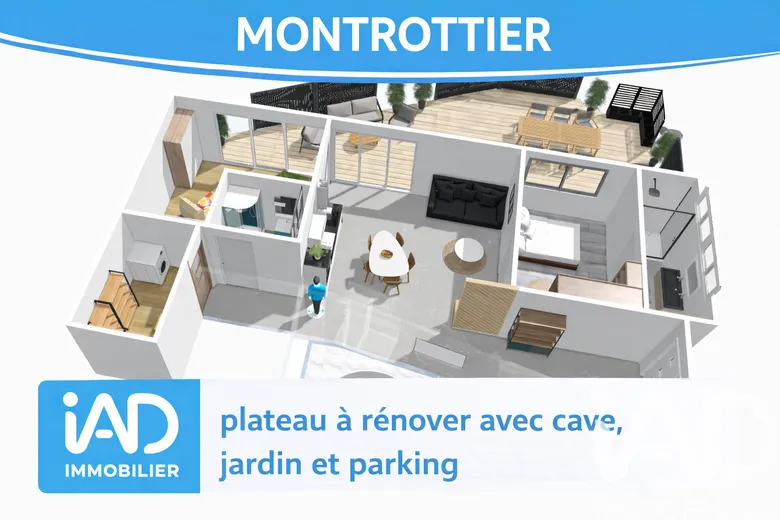 Appartement 3 pièces 81 m² · à Montrottier · 81 m² · 97 000 €