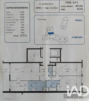 Apartment in Roanne (42300)